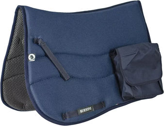 Produktbild von Burioni English TT Sympa Satteldecke für Pferde mit Tasche in Blau