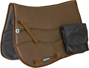 Produktbild von Burioni English TT Sympa Satteldecke für Pferde mit Tasche in Braun