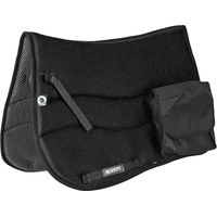 Produktbild von Burioni English TT Sympa Satteldecke für Pferde mit Tasche in Schwarz