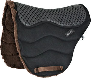 Produktbild von Burioni Piuma Endurance Polarpad für Pferde aus Fleece in Rot oder Schwarz