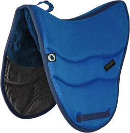 Produktbild von Burioni Satteldecke Endurance Tora Bora Techno/Sympa für Pferde in Blau mit Memory Foam