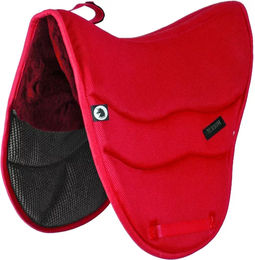 Produktbild von Burioni Satteldecke für Pferde Endurance Tora Bora Techno/Sympa in Rot mit Memory Foam