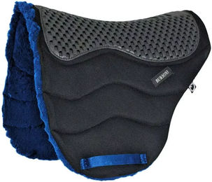 Produktbild von Burioni Suadero Endurance Sattelunterlage mit Querstange aus Fleece in Blau