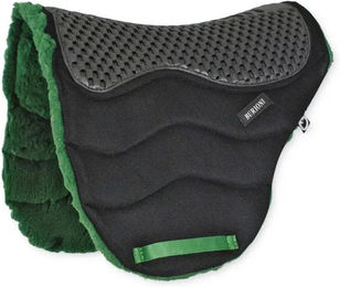 Produktbild von Burioni Suadero Endurance Sattelunterlage mit Querstange und Fleece in Grün