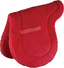 Produktbild von Burioni Synthetische Fleece-Satteldecke für Pferde in Rot