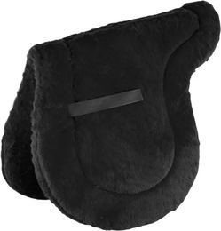 Produktbild von Burioni Synthetische Fleece-Satteldecke für Pferde in Schwarz
