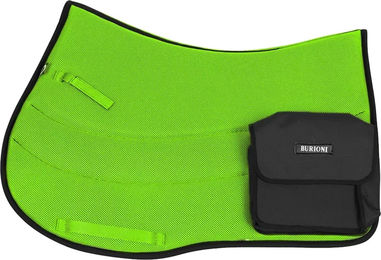 Produktbild von Burioni Ttech Sympatex Satteldecke für Pferde mit Taschen in Grün
