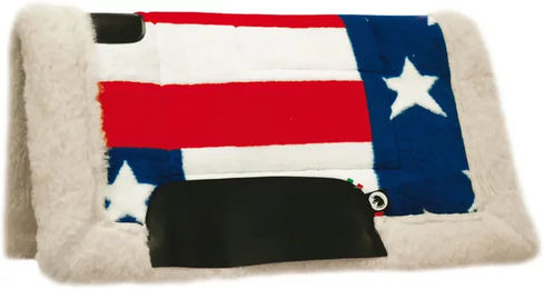 Produktbild von Burioni Western Dressur Schabracke Lana USA Blau Bunt