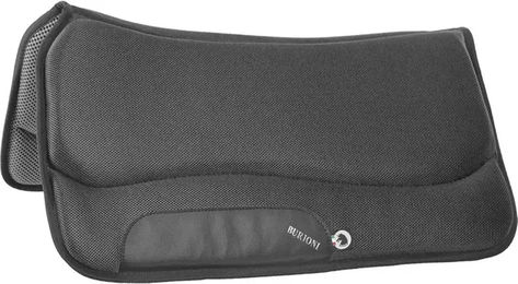 Produktbild von Burioni Western-Sattelpad für Ponys aus Polyester in Schwarz und Grau