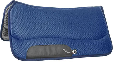 Produktbild von Burioni Western-Sattelpad für Ponys in Blau aus Polyester