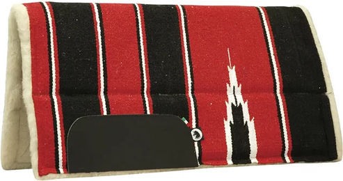 Produktbild von Burioni Westernteppich für Pferde im Navajo Design bunt rot
