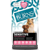 Produktbild von Burns Hundefutter Adult & Senior Sensitive Ente & brauner Reis 12 kg - 2 x 12 kg