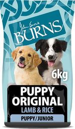 Produktbild von Burns Puppy Original Hundefutter Welpe Lamm & Reis Hypoallergen 6 kg