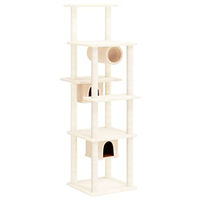 Produktbild von Bussandri Exclusive Kratzbaum mit Sisal-Kratzsäulen in Beige 169 cm
