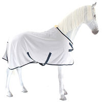 Produktbild von Busse 145 Sommerdecke Early Season Übergangsdecke Hellgrau Navy aus Polyester