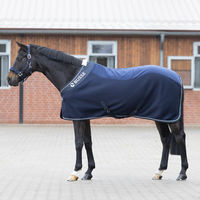 Produktbild von Busse Abschwitzdecke 3D Air Fleece Premium für Pferde Navy Blau 155 cm