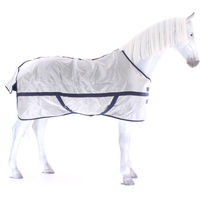 Produktbild von Busse Abschwitzdecke STRONG für Pferde Silber/Navy mit 125 cm Rückenlänge