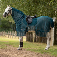 Produktbild von Busse Ausreitdecke Moskito-Fransen III Trainingsdecke Teal 135