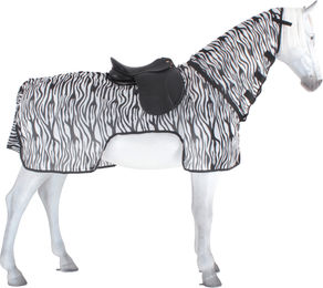 Busse Ausreitdecke Moskito Zebra III Fliegendecke für Pferde Größe 125 – Bild 1 von 3