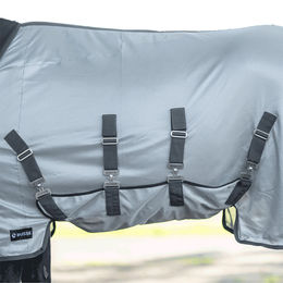 Busse Bauchlatz Decke aus Polyester in Silber und Grau – Bild 1 von 3