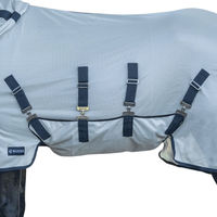 Produktbild von Busse Bauchlatz Silber Navy 135 für Outdoordecke und Fliegenschutz aus Polyester