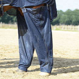 Produktbild von Busse Beine COMPLETE PLUS Gamaschen für Pferde hinten aus Polyester in Grau oder Blau
