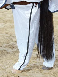 Produktbild von Busse Beine Complete Plus Gamaschen für Pferde Silber Weiß