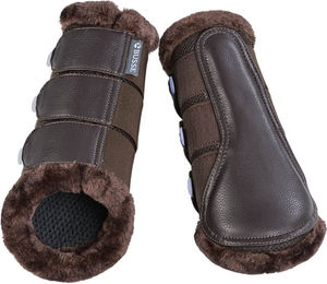 Busse Breezy-Plush Gamaschen aus Kunstleder Braun XL – Bild 1 von 1