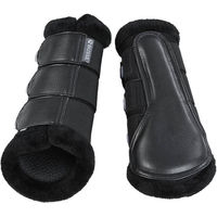 Produktbild von Busse Breezy-Plush Gamaschen aus Plüsch für Pferde Schwarz XL