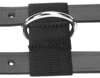 Busse BU Professional Longiergurt aus Leder in Schwarz für Warmblut – Bild 1 von 2