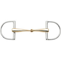 Produktbild von Busse D-Ring Trense mit gebrochenem KAUGAN Gebiss 16 mm 14,5 cm