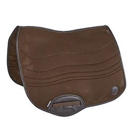 Busse Dressurschabracke 3D Air Effect Braun für Vollblut aus Synthetik-Mesh-Gewebe – Bild 1 von 2