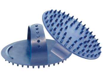 Produktbild von Busse Flexi Pro Noppenstriegel für Massage und Fellwechsel in Blau