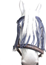 Busse Fliegenkordelband Tampere Paracord Pony Navy Blau – Bild 1 von 3
