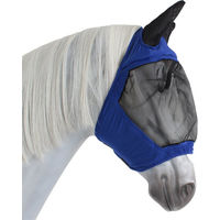 Produktbild von Busse Fliegenmaske Fly Buckler Gap II für Warmblut in Blau aus Nylon