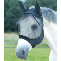 Produktbild von Busse Fliegenmaske FLY BUCKLER II für Pferde Schwarz aus Nylon