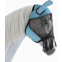 Produktbild von Busse Fliegenmaske Fly Cover Fransen für Shettys in Blau/Schwarz