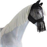 Produktbild von Busse Fliegenmaske Fly Cover Fransen Gap II für Warmblut in Schwarz