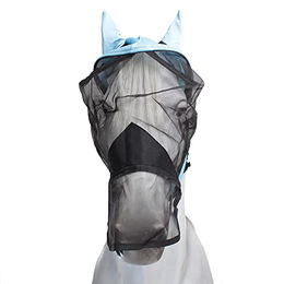 Busse Fliegenmaske FLY COVER PRO GAP II für Ponys in Blau oder Schwarz – Bild 1 von 3