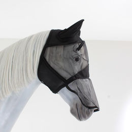 Busse Fliegenmaske Fly Cover Pro Shetty Schwarz aus Nylon – Bild 1 von 4