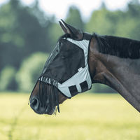 Produktbild von Busse Fliegenmaske Fly Guard FR Free in Hellgrau XWB