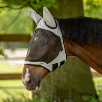Produktbild von Busse Fliegenmaske Fly Guard II für Warmblut Pferde in Schwarz