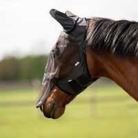 Produktbild von Busse Fliegenmaske Fly Guard II Plus für Ponys in Schwarz aus Polyester