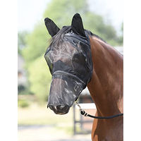 Produktbild von Busse Fliegenmaske Fly Protector für Warmblut Pferde in Schwarz