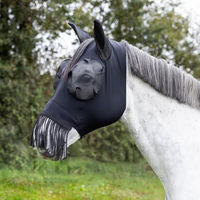 Produktbild von Busse Fliegenmaske Twin Fit Flexi FR in Schwarz aus Nylon