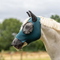 Produktbild von Busse Fliegenmaske Twin Fit Flexi Plus für Pferde aus Nylon in Türkis