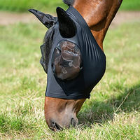 Produktbild von Busse Fliegenmaske TWIN FIT FLEXI Schwarz für Shetty