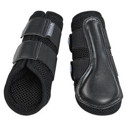 Busse Gamaschen 3D AIR EFFECT aus Kunstleder Schwarz Größe L – Bild 1 von 3