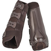 Produktbild von Busse Gamaschen Dressage-Pro-Mesh Braun mit 3D-Netzgewebe Größe M