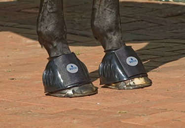 Busse Hufglocken STURDY Gamaschen aus Kunststoff in Schwarz oder Weiß Größe XL – Bild 1 von 2